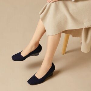 VIVAIA Black Margot Walker Wedge Pressure Relief Insoles EU 39.5 US 8.5